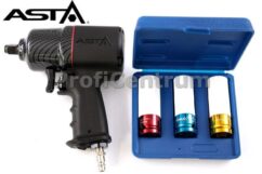 LLAVE DE IMPACTO NEUMÁTICA 1/2 1486Nm + VASOS ASTA
