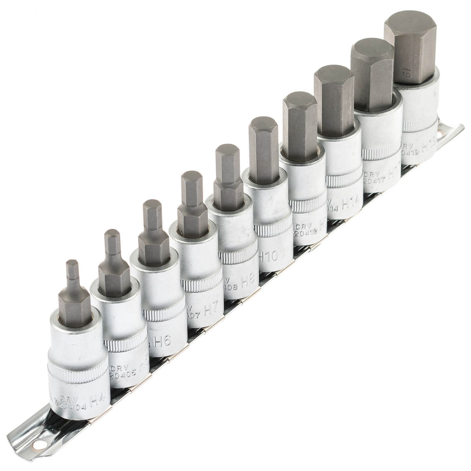 VASOS HEXAGONALES IMBUS H4-H19 1/2 62mm 10 UDS SOBRE CARRIL