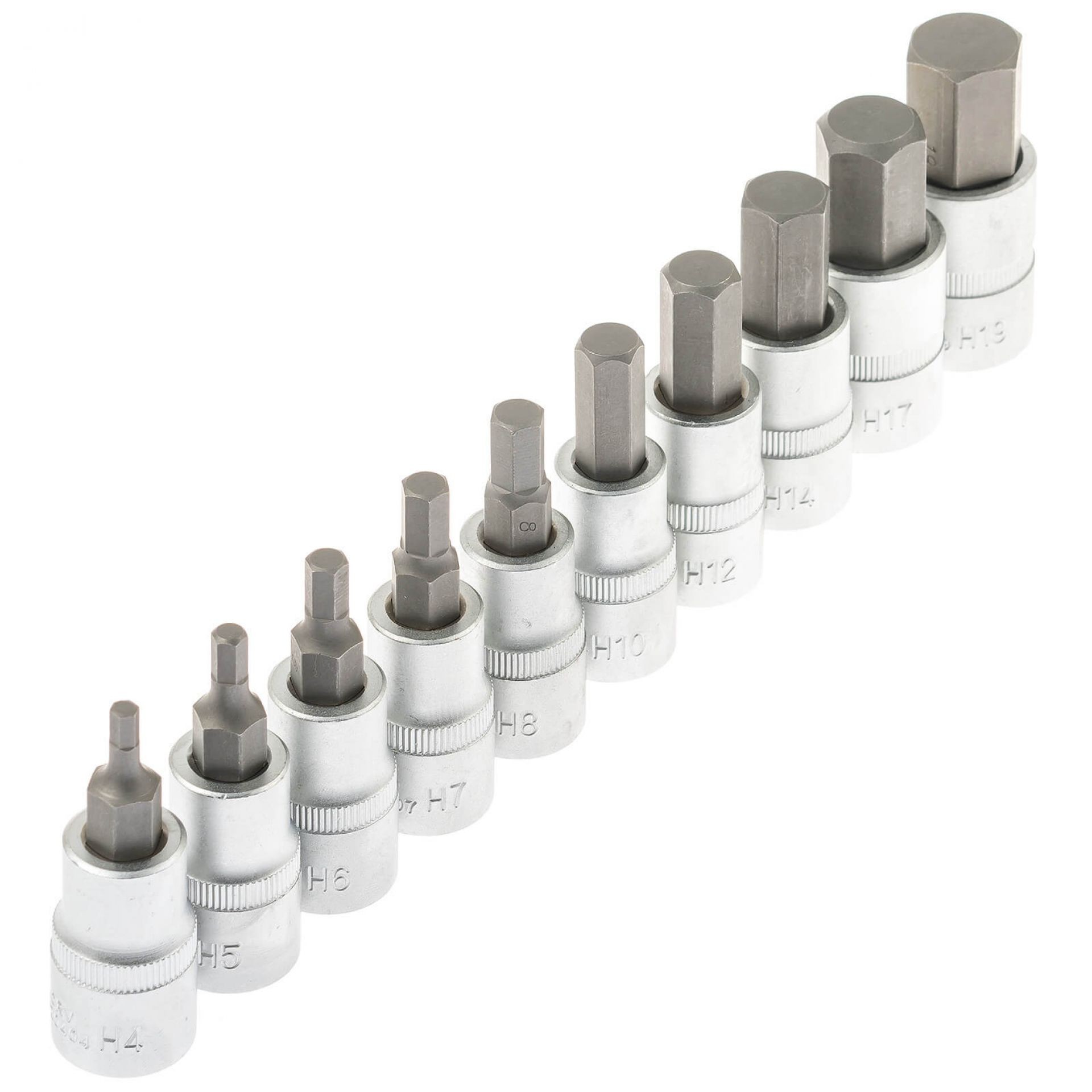 VASOS HEXAGONALES IMBUS H4-H19 1/2 62mm 10 UDS SOBRE CARRIL - Imagen 5