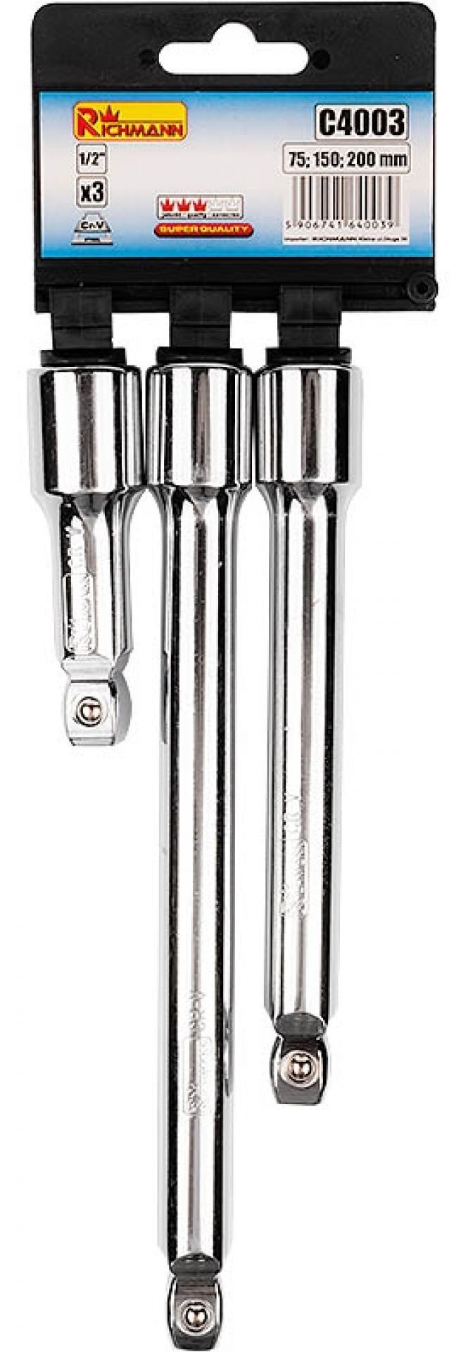 EXTENSIONES BASCULANTES BASCULANTES 1/2' 75 150 200mm 3UNDS