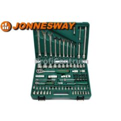 JUEGO DE LLAVES DE VASO COMBINADAS 1/2" 1/4" 82 uds. JONNESWAY