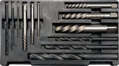 EXTRACTORES DE TORNILLOS ROTOS + BROCAS HSS PARA METAL