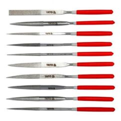 LIMAS DE AGUJA DE DIAMANTE 10PZS 4x160mm