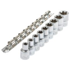VASOS TORX-E 1/2'' E10-E24 9 UNIDADES EN REGLETA