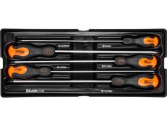 DESTORNILLADORES DE CABEZA PLANA LARGA 250mm 5 UNIDADES INSERTO PARA EL CARRO