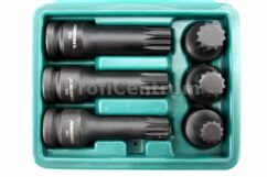 LLAVES DE IMPACTO 1/2" XZN ESTRIADAS JUEGO DE 6 UDS. Jonnesway