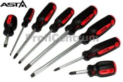 DESTORNILLADORES DESTORNILLADORES CRUZADOS PLANOS 8 PZS, ASTA