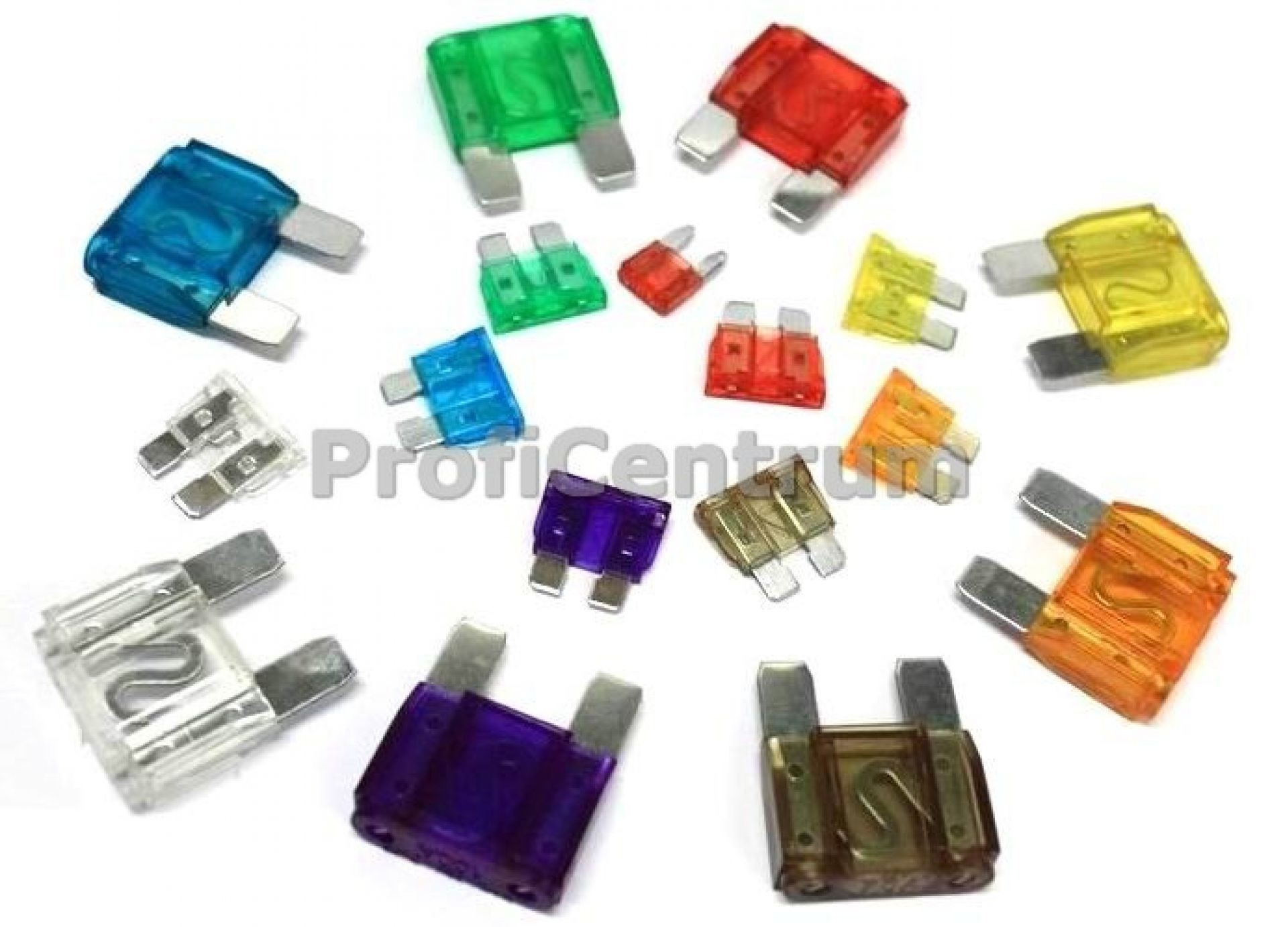 JUEGO DE FUSIBLES ESTÁNDAR MINI MAXI FUSIBLES 88 UDS. - Imagen 3
