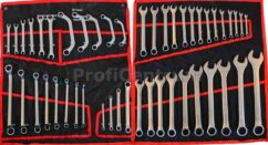 LLAVES COMBINADAS TORX, CURVAS, SEMIABIERTAS, 47 ELEMENTOS
