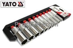 VASOS LARGOS 10-24mm 1/2' 10 UDS. JUEGO DE VASOS CR-V YATO