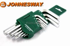 JUEGO LLAVES ALLEN 6 ÁNGULOS 9 PZS 1.5-10mm Jonnesway