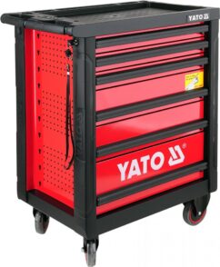 Carro armario de taller con equipamiento, 177 piezas. yato