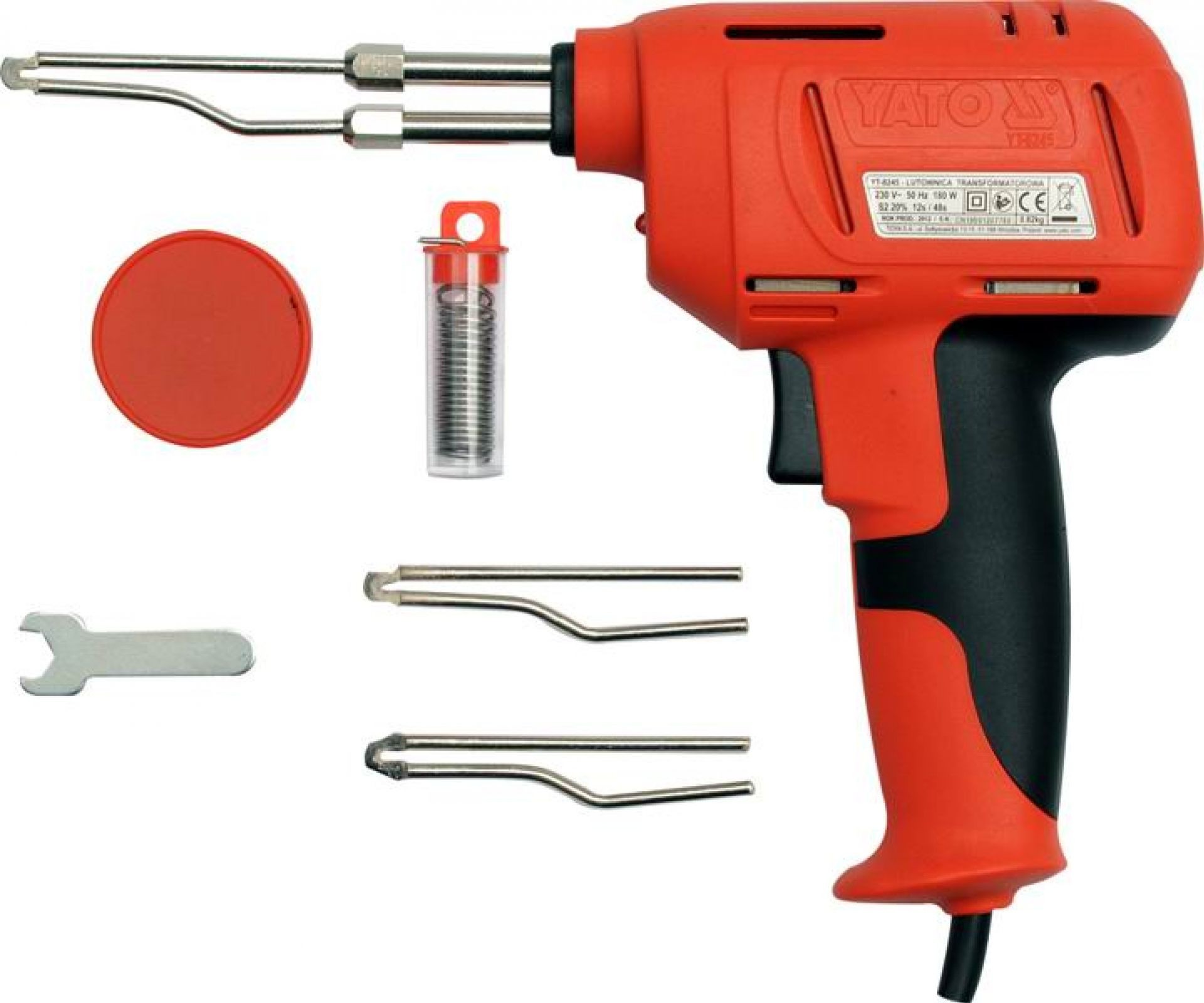 SOLDADOR TRANSFORMADOR 180W YT-8245 YATO - Imagen 3