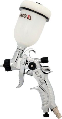 PISTOLA PULVERIZADORA HVLP 0.8mm 100ml YATO