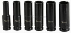 VASOS DE IMPACTO LLAVES DE VASO LARGOS JUEGO DE VASOS DE 1/2' 10-21mm
