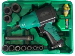 LLAVE DE IMPACTO NEUMÁTICA 1365Nm + VASOS 10-24mm + ACCESORIOS, JONNESWAY