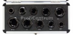 EXTRACTORES DE VASOS PARA TORNILLOS MECANIZADOS 9-19mm 10PCS PLATA