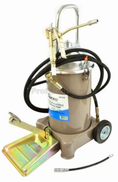 ENGRASADORA PIE-PIE CON PEDAL 12L + MANGUERA 4M