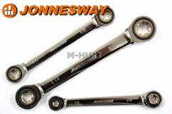 LLAVE DE ANILLO TORX E14 E18 CON CARRACA Jonnesway