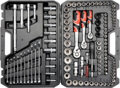 JUEGO DE HERRAMIENTAS 120 ELEMENTOS YATO 1/2 1/4 3/8''