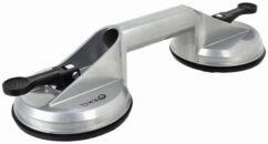 SOPORTE VENTOSA PARA VENTANAS CRISTAL 2X115MM 70KG ALUMINIO