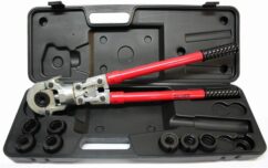 PRENSA HIDRÁULICA PARA CONECTORES PEX-AL-PEX + 8 DADOS