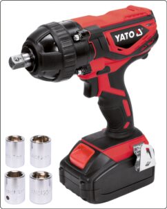 LLAVE DE IMPACTO INALÁMBRICA 18V 1/2 2.0AH + Vasos