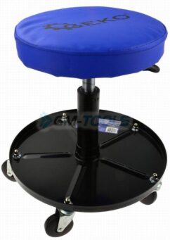 TABURETE DE TRABAJO ASIENTO GIRATORIO CON ESTANTE