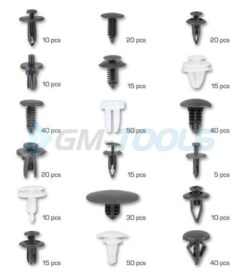 CLIPS, CIERRES, PASADORES, FIJACIONES PARA TAPICERÍA, FORD, 315 uds.
