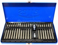 IMBUS PUNTAS HEXAGONALES TORX XZN JUEGO DE ESTRIAS 40PZS ACERO S2 SATRA