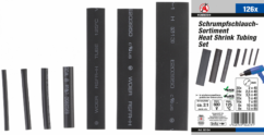 FUNDAS TERMORETRÁCTILES, NEGRAS, 126 UNIDADES.