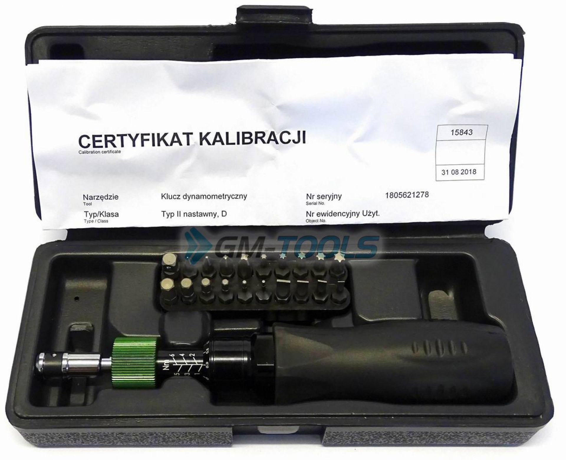 CERTIFICADO DE CALIBRACIÓN DEL DESTORNILLADOR dinamométrico 4-9NM 1/4'. + PUNTOS JONNESWAY - Imagen 7