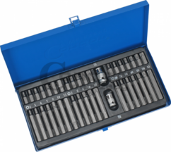 JUEGO DE PUNTAS ESTRIADAS TORX CONDOR IMBUS 40 PIEZAS.