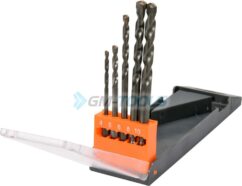 JUEGO DE BROCAS UNIVERSALES 5 PIEZAS HEXAGONALES DE 4-10 MM