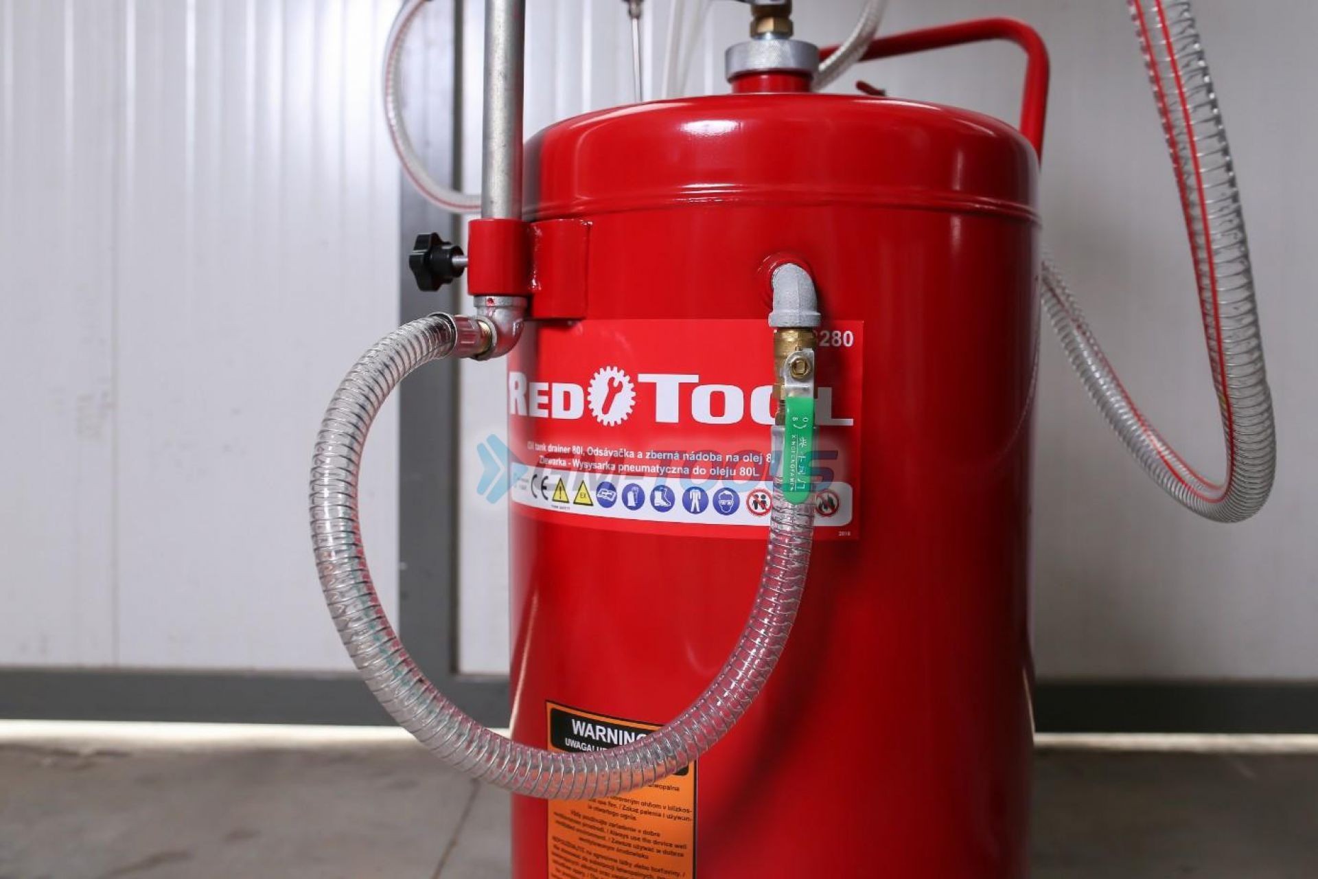 MÁQUINA HUNDEDORA-SUCCIONADOR DE ACEITE 80L - Imagen 8