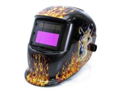 MÁSCARA DE SOLDADURA, CASCO AUTOOSCURECIENTE - NIÑA CON LLAMA