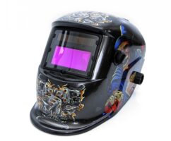 MÁSCARA DE SOLDADURA, CASCO DE OSCURECIMIENTO AUTOMÁTICO - ESQUELETO CON ABRIGO
