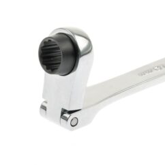 LLAVE DE ANILLO EXTRA LARGA CON TRINQUETE ROTO 10mm x 315mm