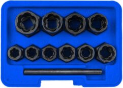 VASOS LARGOS PARA TORNILLOS MECANIZADOS 9-19mm 11 ELEMENTOS.
