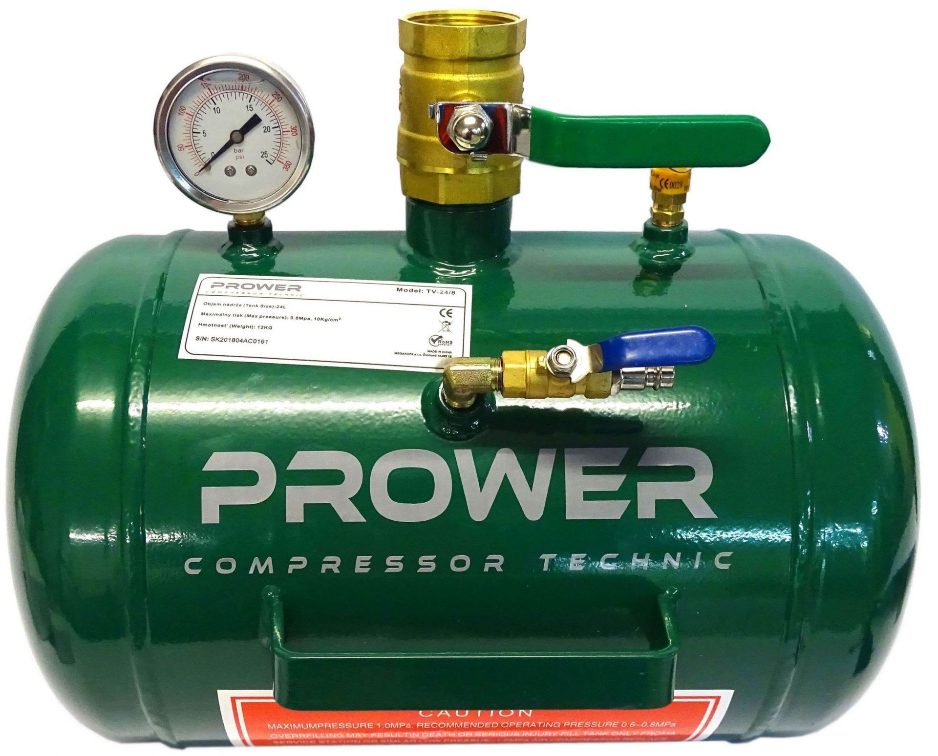INFLADOR DE DEPÓSITO A PRESIÓN PARA INFLAR RUEDAS 24L - Imagen 3