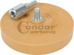 Disco de goma para quitar pegamento, pintura, pegatinas, 90 mm, Condor-Alemania