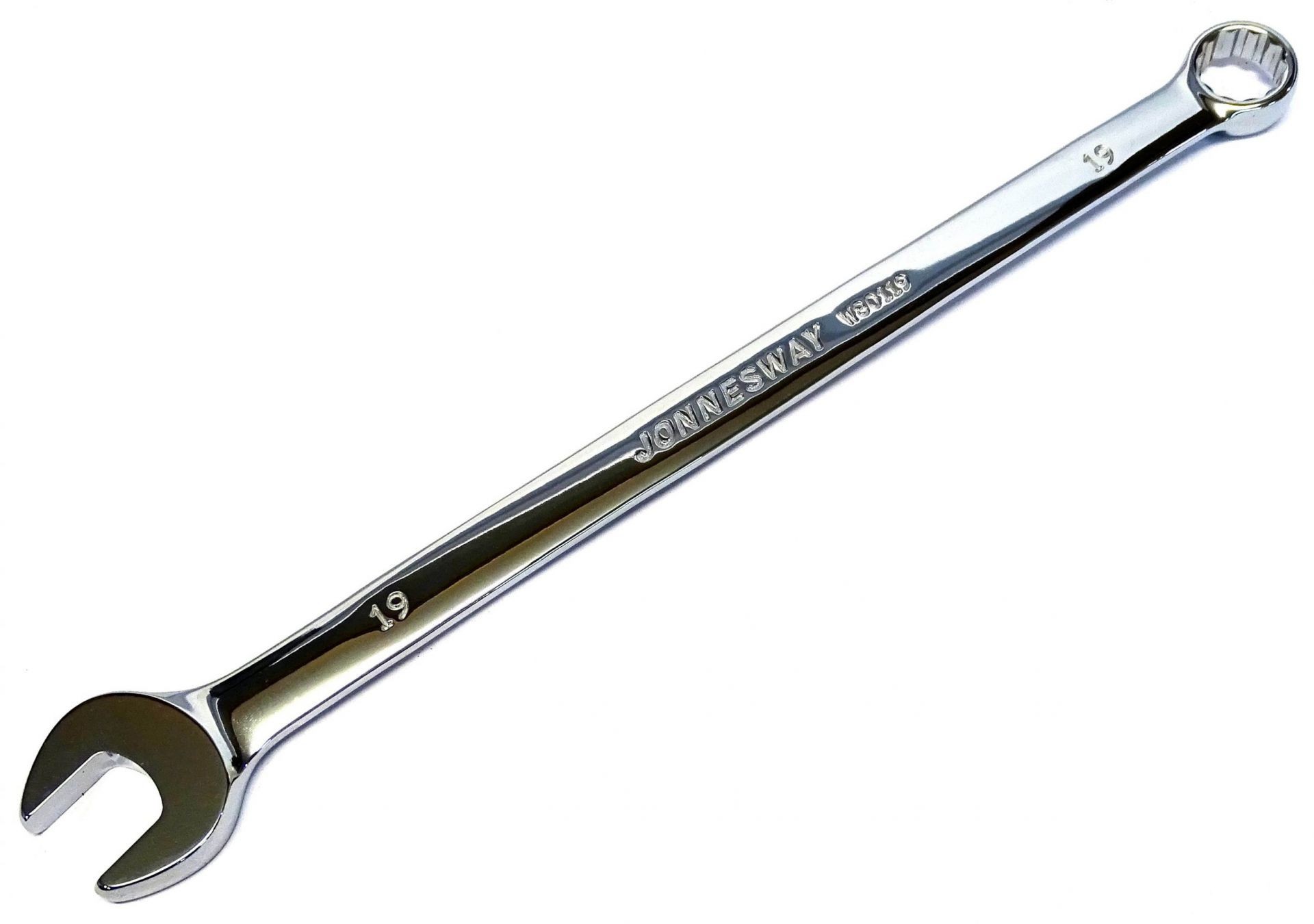 Llave combinada muy larga 19mm 349mm Profesional JONNESWAY