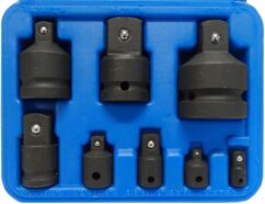 ADAPTADORES REDUCCIONES DE IMPACTO 1/4' 3/8' 1/2' 3/4' 1' 8PCS CR-MO