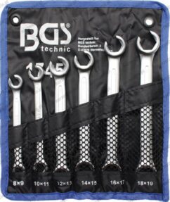 LLAVES ABIERTAS PARA CABLES 8-19mm 6uds. BGS-Technic Alemania