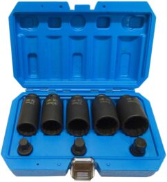 Juego de vasos para semiejes, bujes de ejes de transmisión, 12 ángulos de 27-36 mm, llave Allen H14/H17/H19