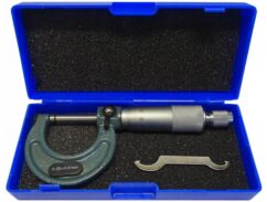 Micrómetro Micrómetro de precisión 0-25 mm precisión 0,01 mm QUATROS