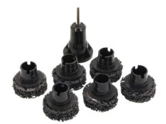 KIT DE LIMPIEZA DE DISCOS Y BUJES DE FRENO CEPILLOS ÓXIDO