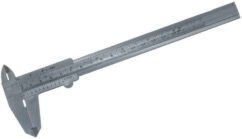Calibre de plastico 150/0,05 + Condor-Alemania pulgadas