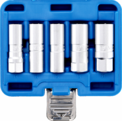 VASOS PARA VELAS CON INSERTO DE GOMA 14-21mm, 5 uds. BGS-ALEMANIA