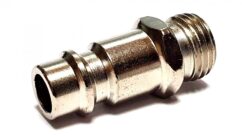 CONECTOR RÁPIDO NEUMÁTICO 1/4'' ROSCA EXTERIOR TIPO MACHO
